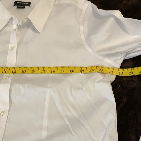 Liz Claiborne button down blouse - Picture 4 of 6